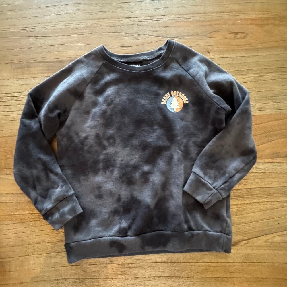 Tiny Whales Toddler Boys Crew Neck Sweatshirt - Size 6 Years